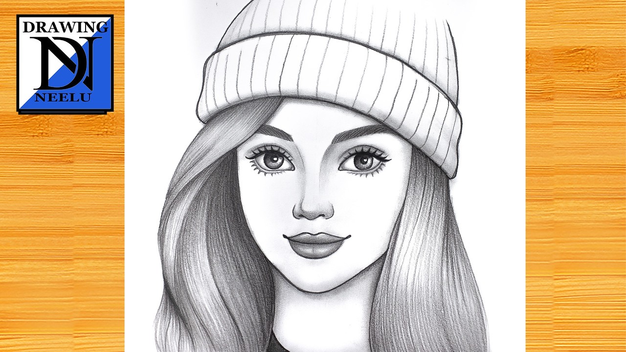 How to Draw a Cute Girl Face - Step by Step || Pencil Sketch Tutorial || Girl Face Drawing