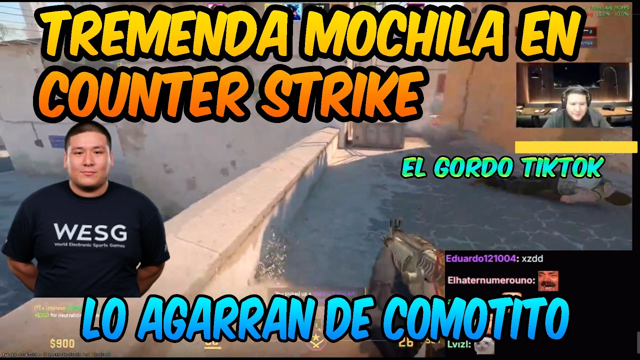 TREMENDA MOCHILA EN EL COUNTER🤣TODOS LO AGARRAN DE LUCHO