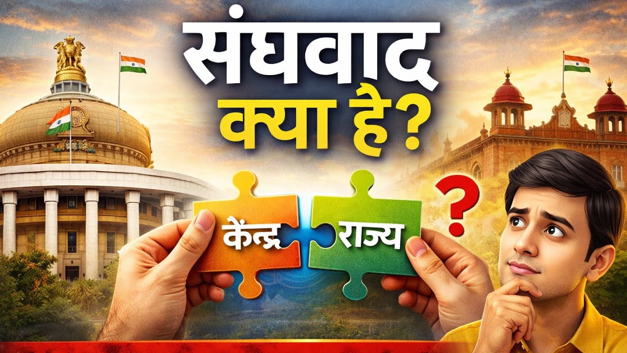 संघवाद (Federalism) क्या है? | 6 मिनट में आसान Explanation | Political Science