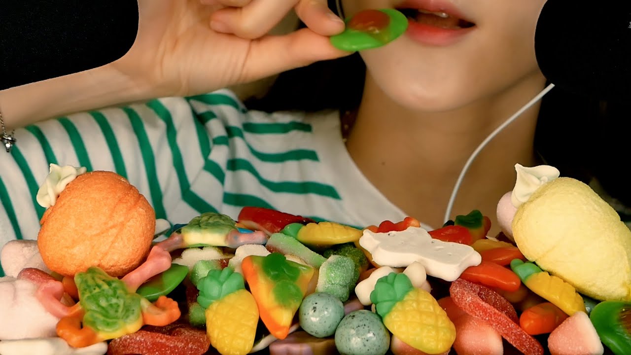 EATINGSOUNDS | 젤리 이것저것 이팅사운드 | FRUIT JELLY | ASMR