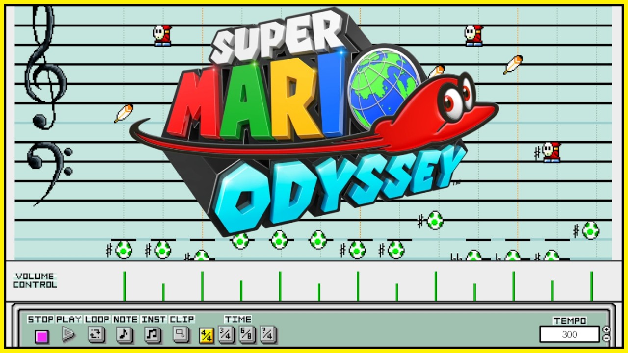Steam Gardens (Super Mario Odyssey) - Super Mario Paint cover
