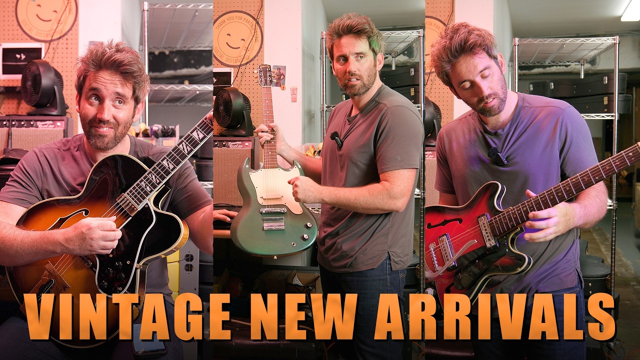 5 Awesome Vintage Guitar New Arrivals!