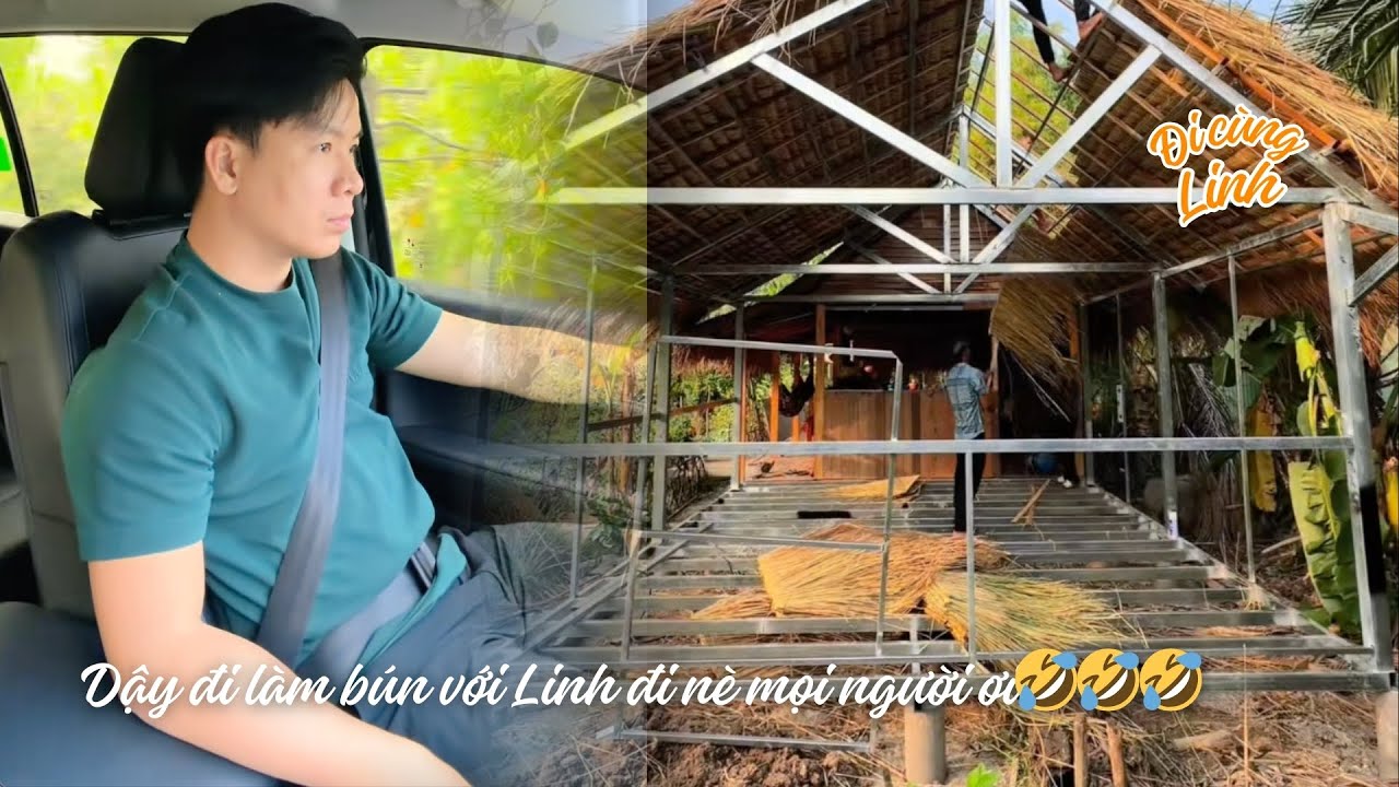 Dậy đi làm bún với Linh đi nè mọi người ơi🤣🤣🤣 | Đi cùng Linh
