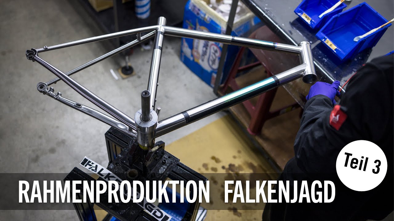 Wie wird ein Titan Rahmen gefertigt I Besuch bei Falkenjagd Titan Bikes I Teil 3 I