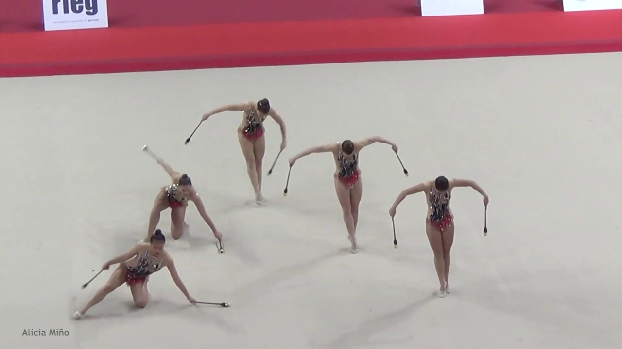 Escuela GR Zaragoza P Senior, Cto. de España Conjuntos Pamplona 2018