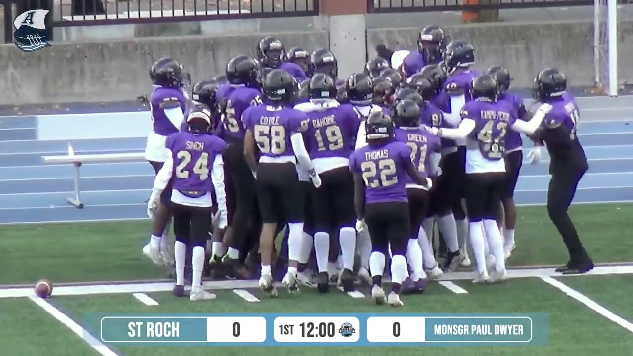 AAA Senior 905 Bowl Presented by the Toronto Argonauts - St. Roch vs. Paul Dwyer