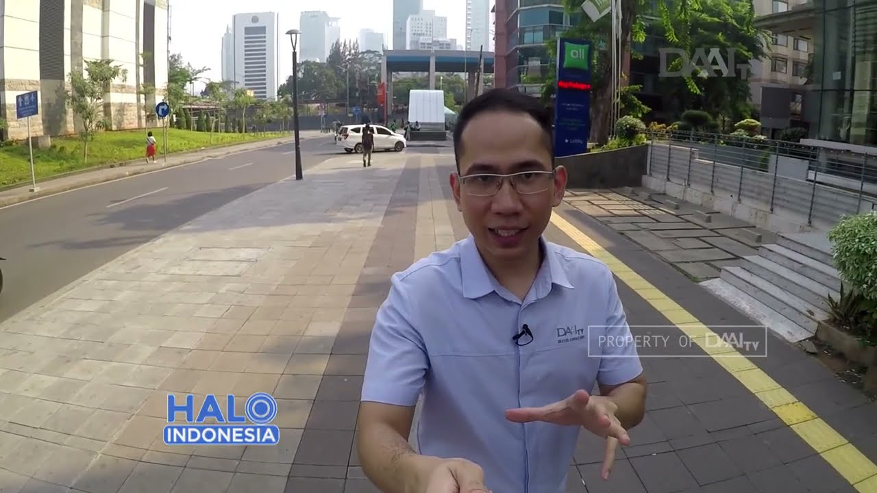 Liputan dengan konsep Vlog, di Trotoar Jakarta | Sebelum Pandemi Covid-19