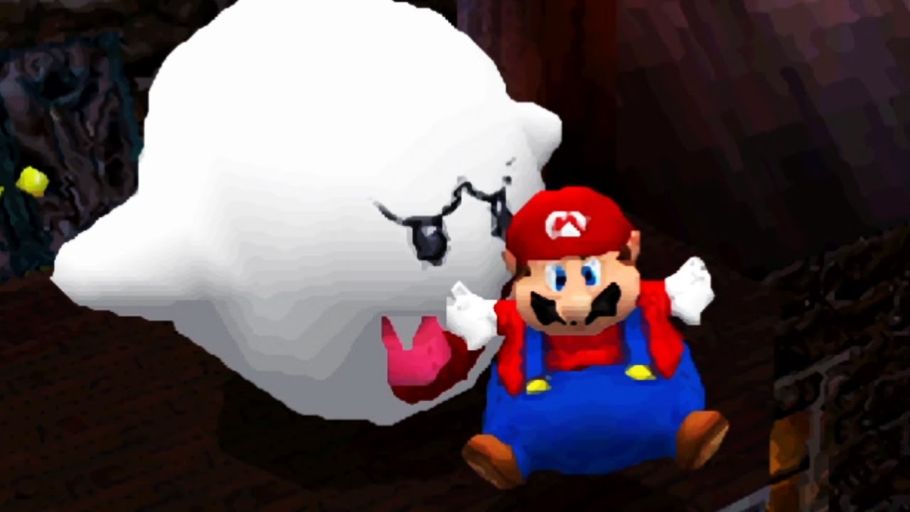 Super Mario 64 DS - 100% Walkthrough - Course 5 Big Boo's Haunt