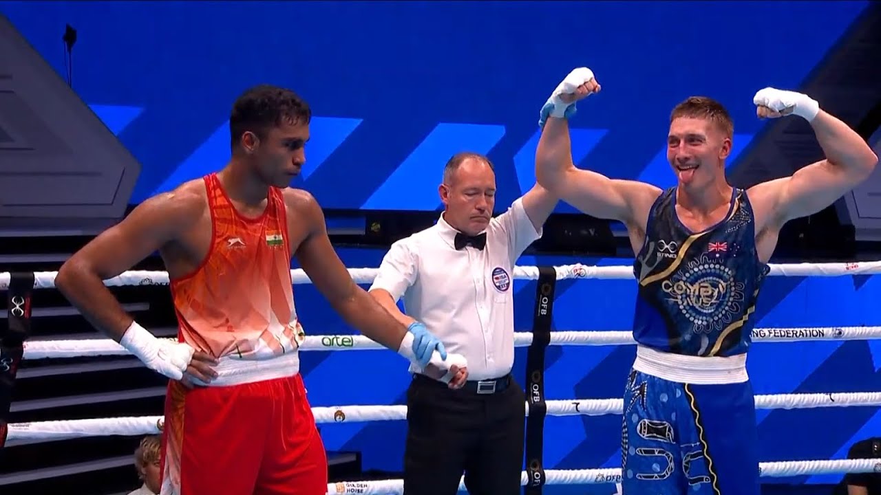 R32 (86KG) CHOUDHARY HARSH (IND) vs MCALLISTER BILLY (AUS) | IBA World Boxing Championships 2023