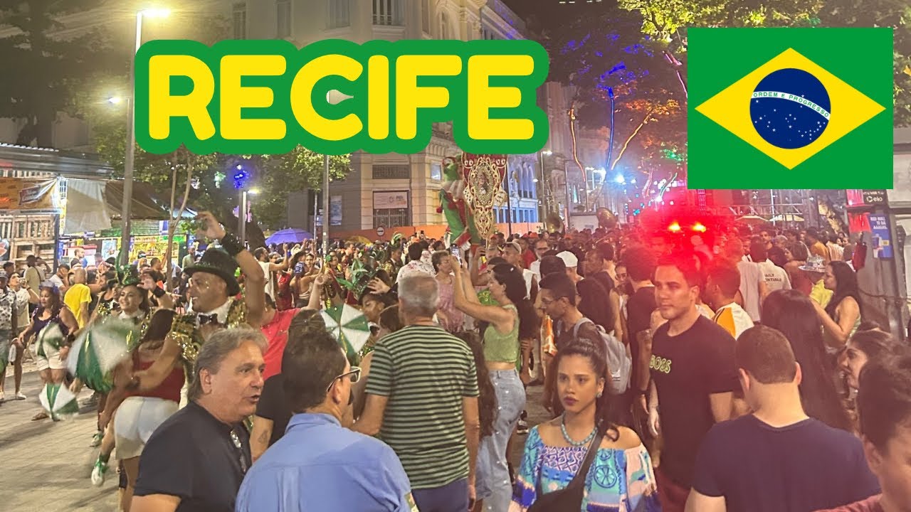 🇧🇷 You will be SURPRISED! 🎉 Nightlife and Parties in RECIFE, Brazil