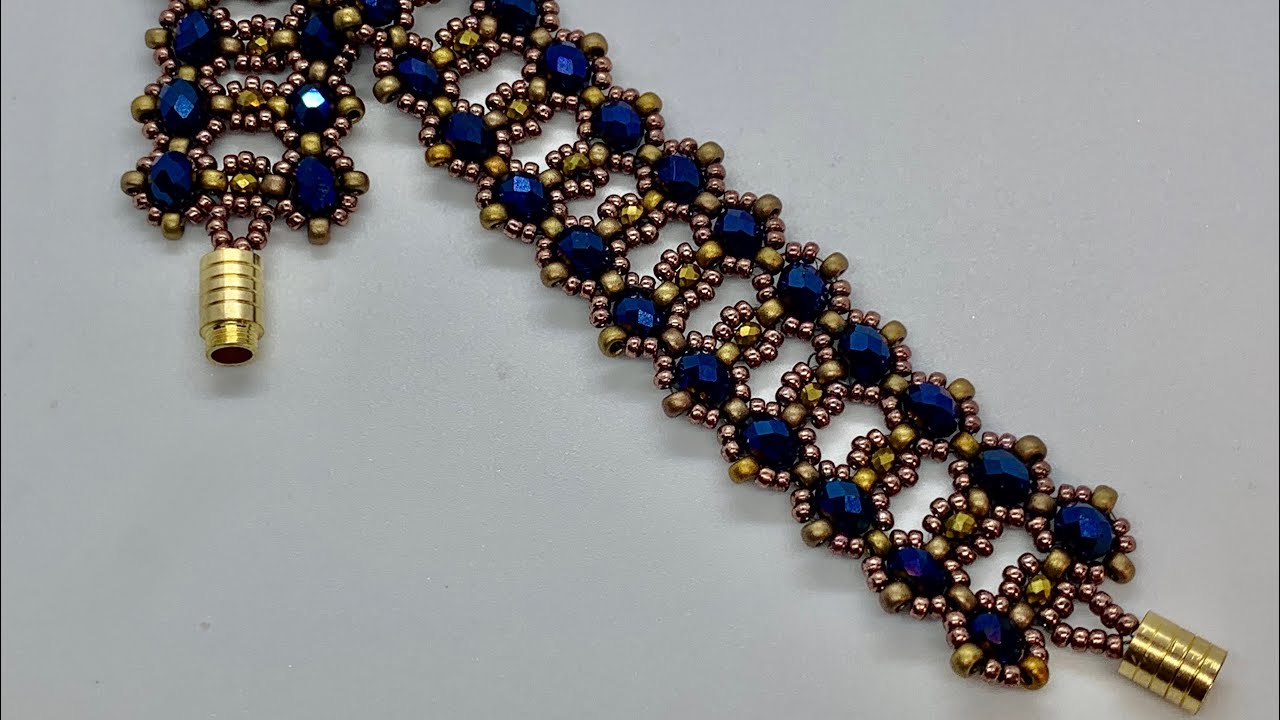 Iris Beaded Bracelet 💎 #beadedbracelet