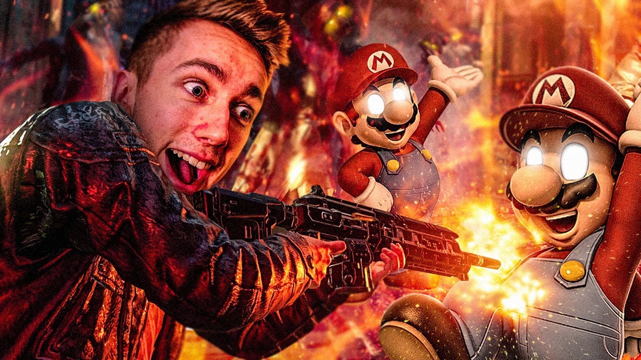 MARIO ZOMBIES ON HALLOWEEN!