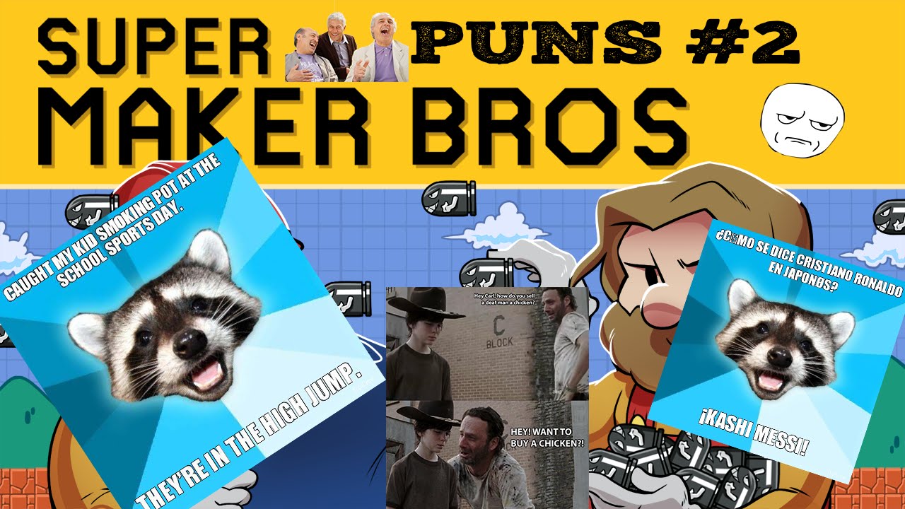Super Mario Maker | Puns Ep. 2 | Super Beard Bros.