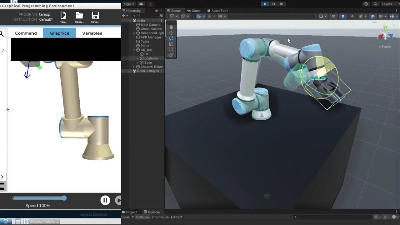 Inverse Kinematics Universal Robot Unity