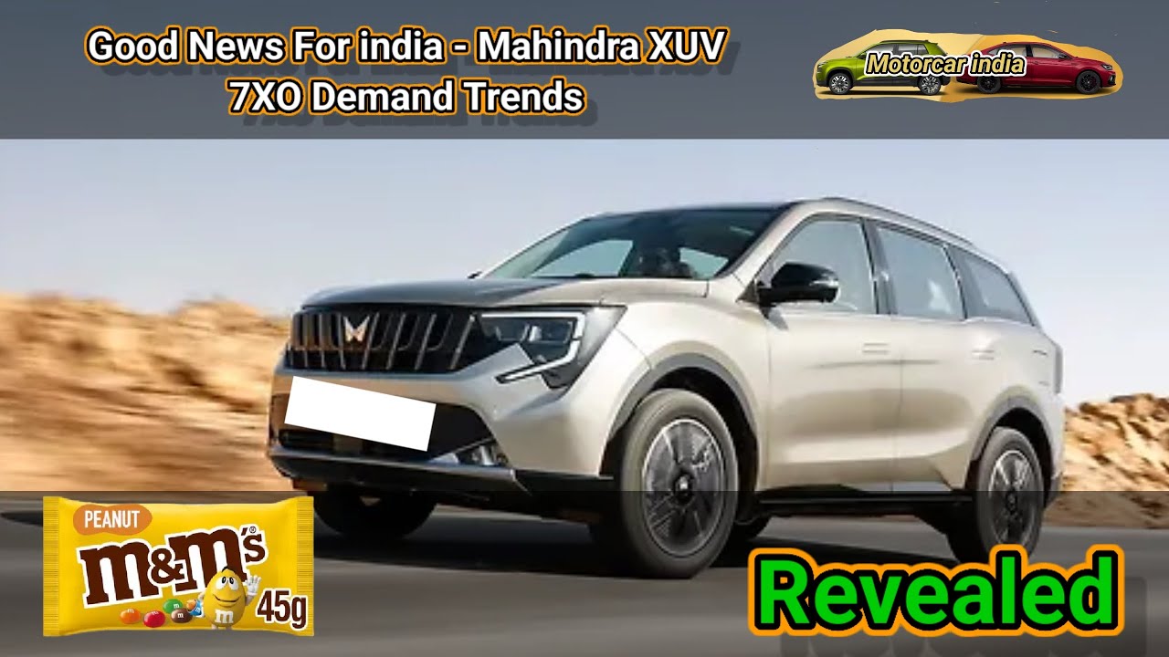 Good News For india - Mahindra XUV7XO Demand Trends Revealed #motorcarindia #mahindraauto #delhincr 