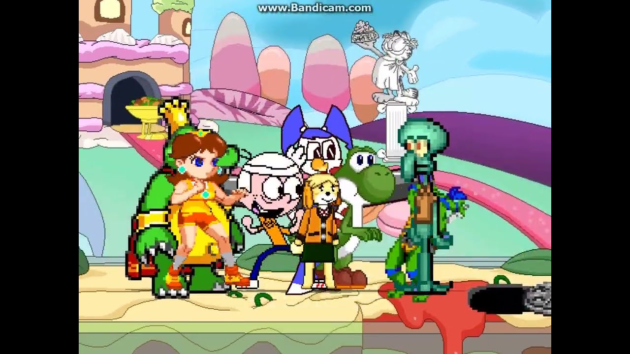 MUGEN battle #8127: Super Smash Bros vs Nickelodeon All Star Brawl #4