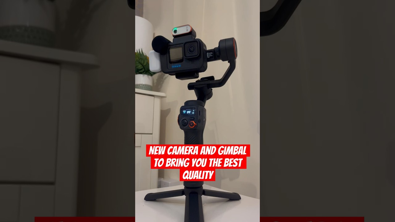 New camera #gopro #goprohero12 #gimbal #isteady #ai #gopro12 #vlog #goprohero #hull #videography #a