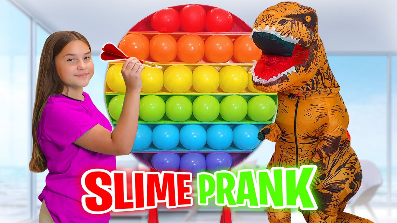 Prank Slime Avec Géant Pop It Challenge !