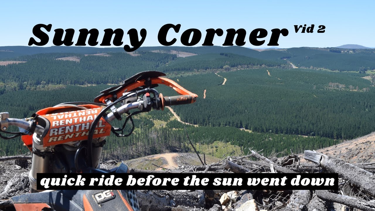 Sunny Corner camping with dirt bike's. Vid 2