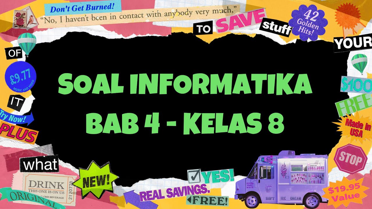 SOAL INFORMATIKA - BAB 4 - KELAS - 8 - JARINGAN KOMPUTER DAN INTERNET