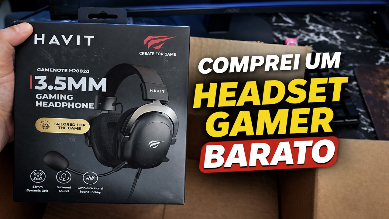 Comprei Um Headset Gamer - Será Que Valeu A pena ?