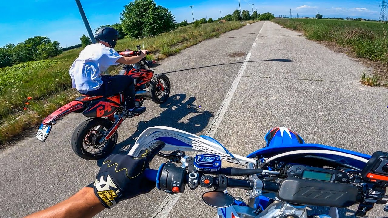 TM 125 Vs HONDA 125 hpp (ho distrutto la moto a @EdoardoJannone )😢