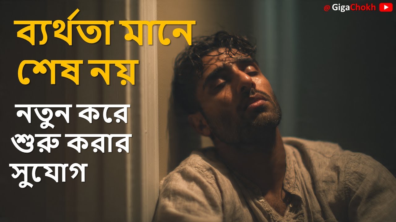 ব্যর্থতা মানে শেষ নয়! নতুন করে শুরু করার সুযোগ!! Motivational Video Bangla