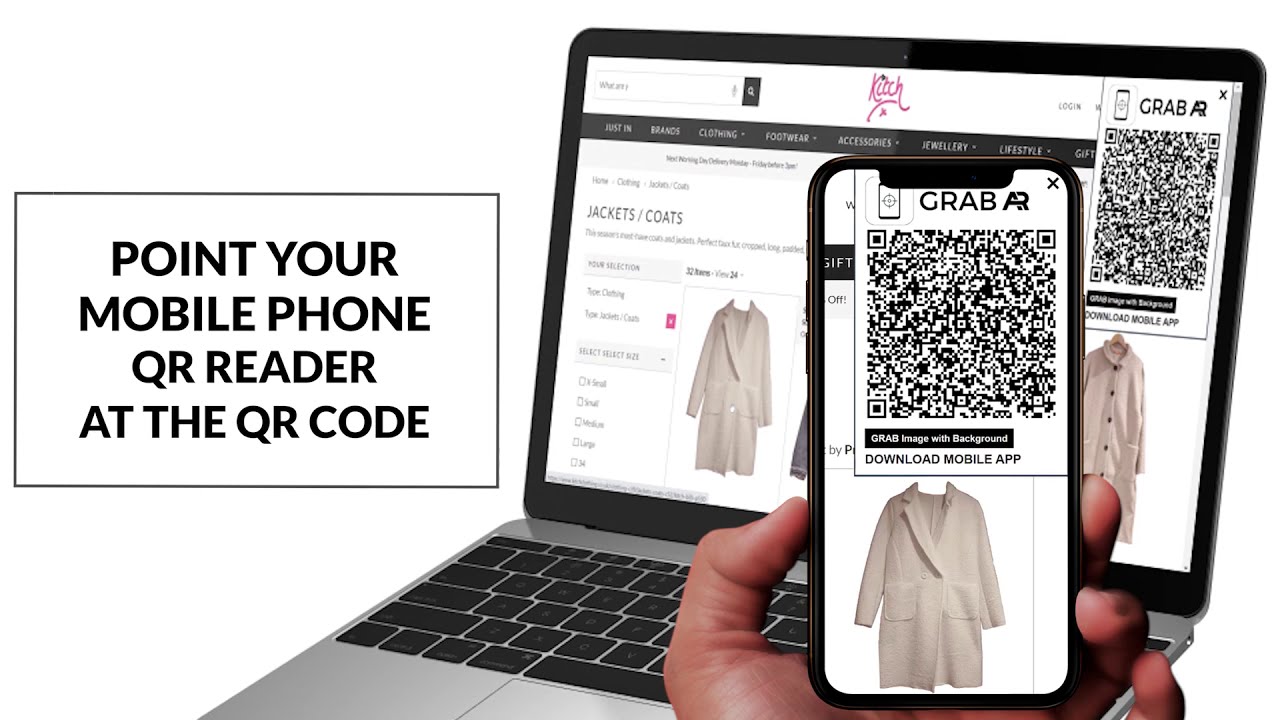 GRAB AR APP - INTERACTIVE SHOPPING EXPERIENCE
