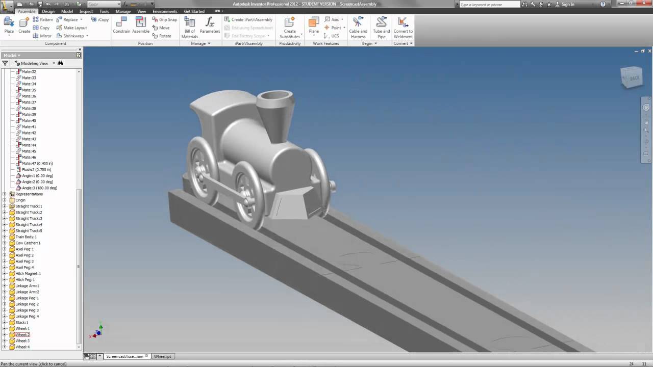 PLTW Model Train Animation Tutorial