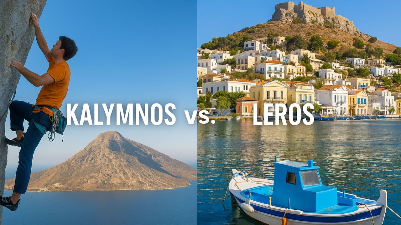 Kalymnos vs  Leros: Climbing Destination vs  Tranquil Escape