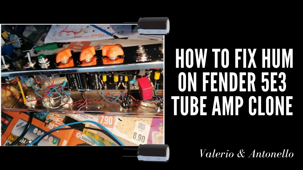 How to fix Hum on Fender 5E3 tube amp clone ⚡⚡(caution!)