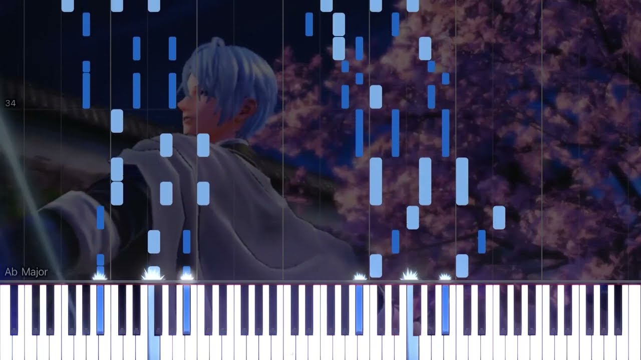 【Synthesia】山姥切長義の調べ | 刀剣乱舞無双 | Piano