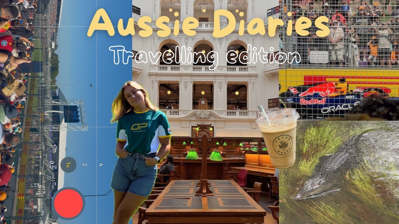 Aussie Diaries - Melbourne Grand Prix, travelling around Australia and seeing crocodiles!! 🏎️🐊☀️