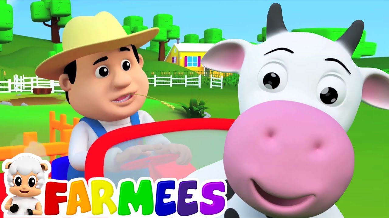 Old Mcdonalds tinha uma fazenda | 3D rimas de berçário | pré-escolares canções | Nursery Songs