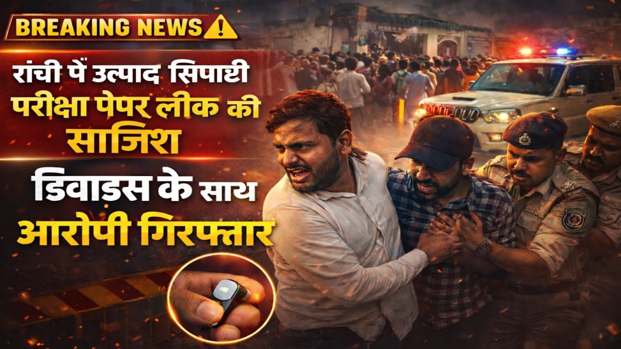 Conspiracy to leak excise constable exam paper in Ranchi! #jharkhand_excise_constable