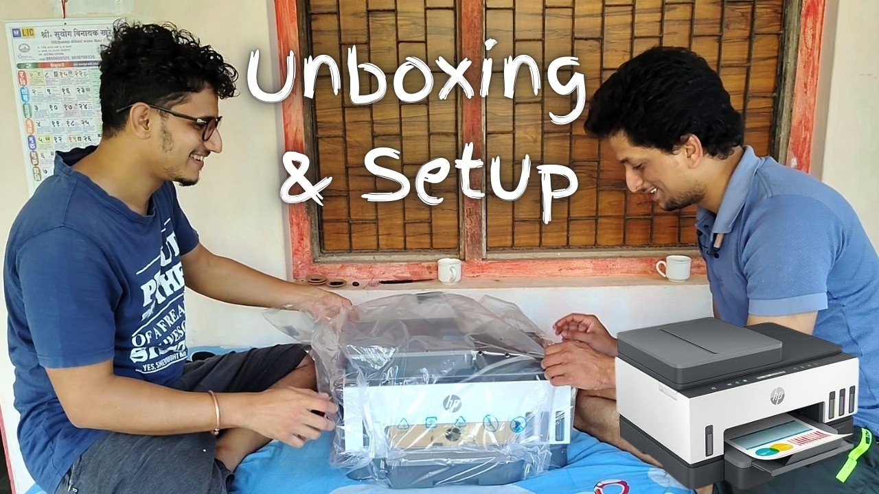 New Printer Unboxing | HP Smart Tank 750 Complete Setup | Gadget review #maverickshri