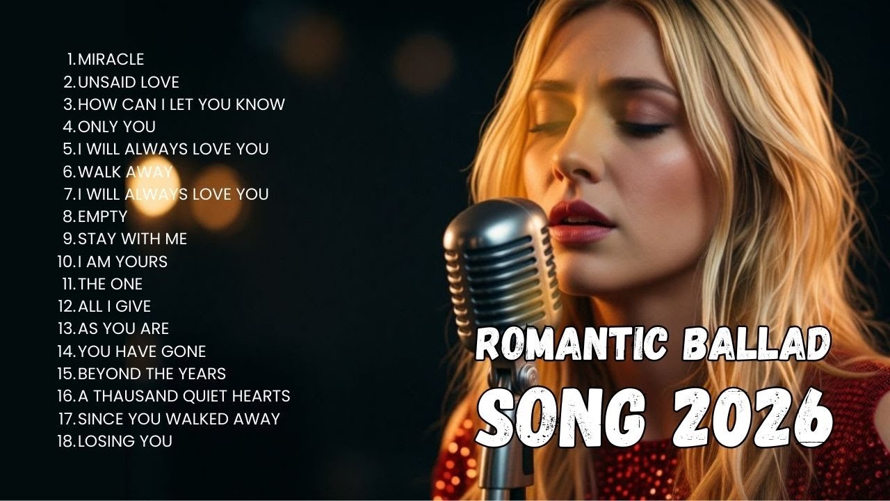 Romantic Ballads 2026 | Beautiful & Relaxing Love Songs | K-Drama OST Style 6💕