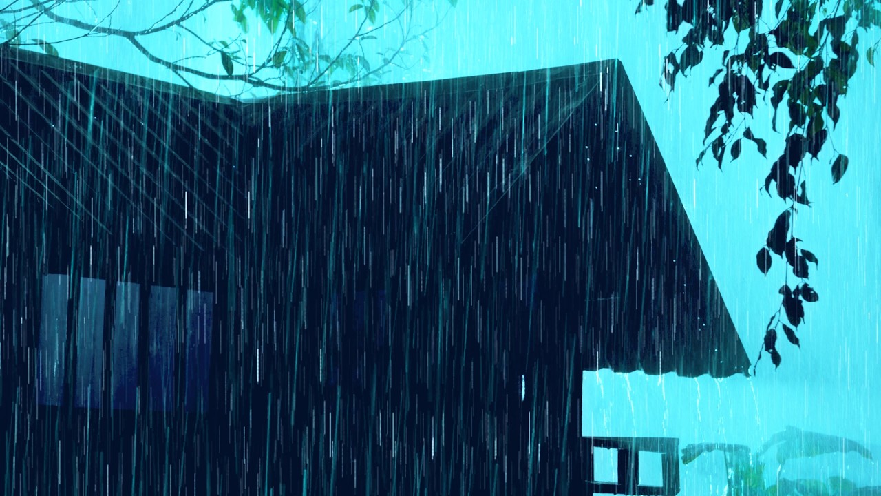 Rain And Thunder Sounds Gives An Instant Deep Sleep - Sound Of Rain Relaxes In The Foggy Forest