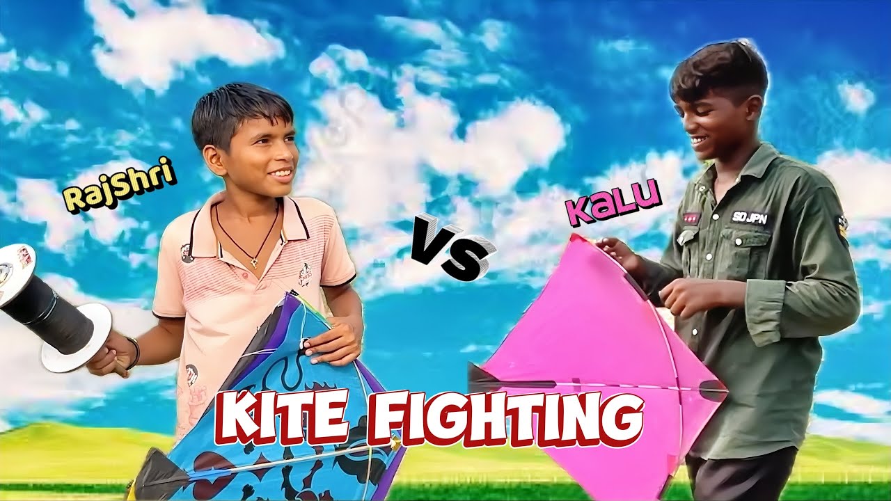 KITE FIGHTING Kalu VS Rajshri🪁 | WIN 20 kites🤩 #challenge #2025