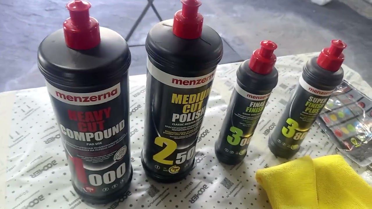 Полироль Menzerna, первое впечатление от полировки.
