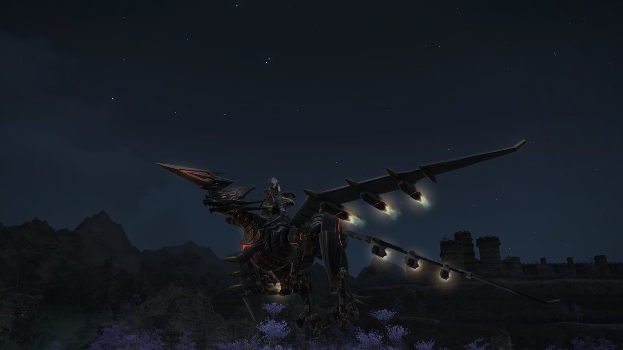 FFXIV - Diamond weapon mount + Landerwaffe mount