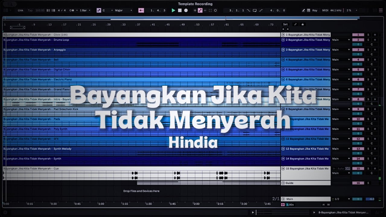 Sequencer | Bayangkan Jika Kita Tidak Menyerah - Hindia