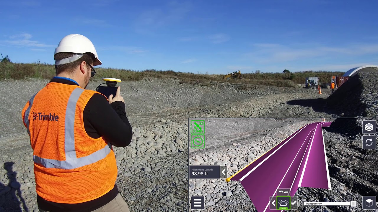 Trimble SiteVision Tutorial - Using the Profile and Alignment application