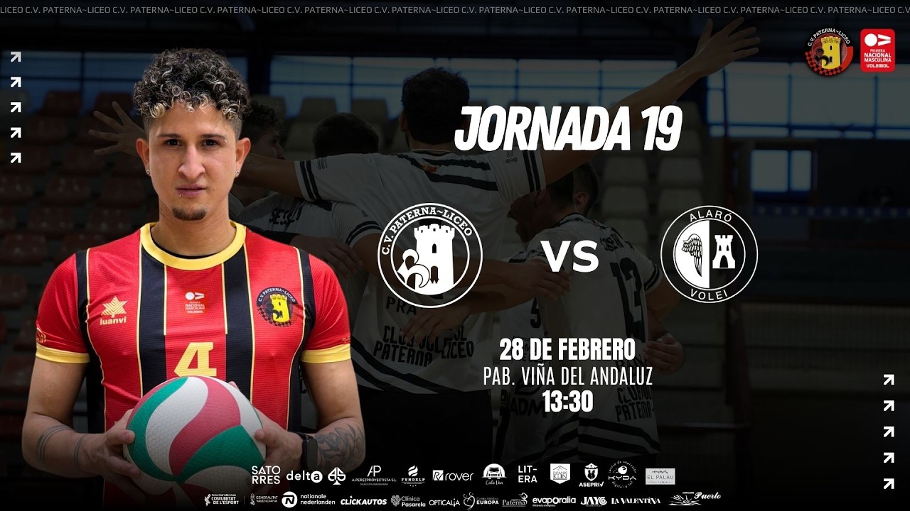1º NACIONAL MASCULINA / CV PATERNA LICEO - CV ALARÓ / JORNADA 19