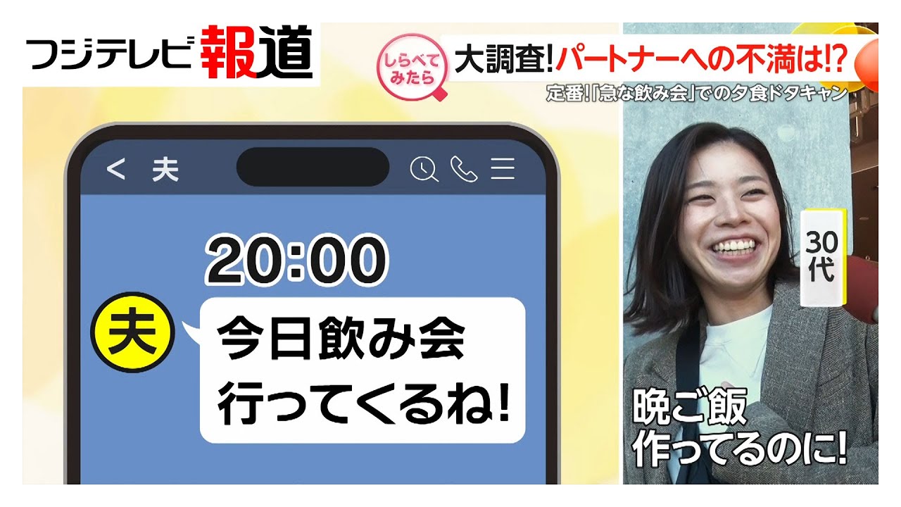 大調査！パートナーへの不満と感謝【しらべてみたら】