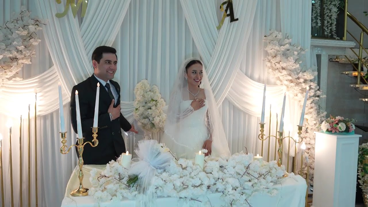 Maksud & Aziza  4K ULTRA  HD  Türkmen Toy  01.10.2025