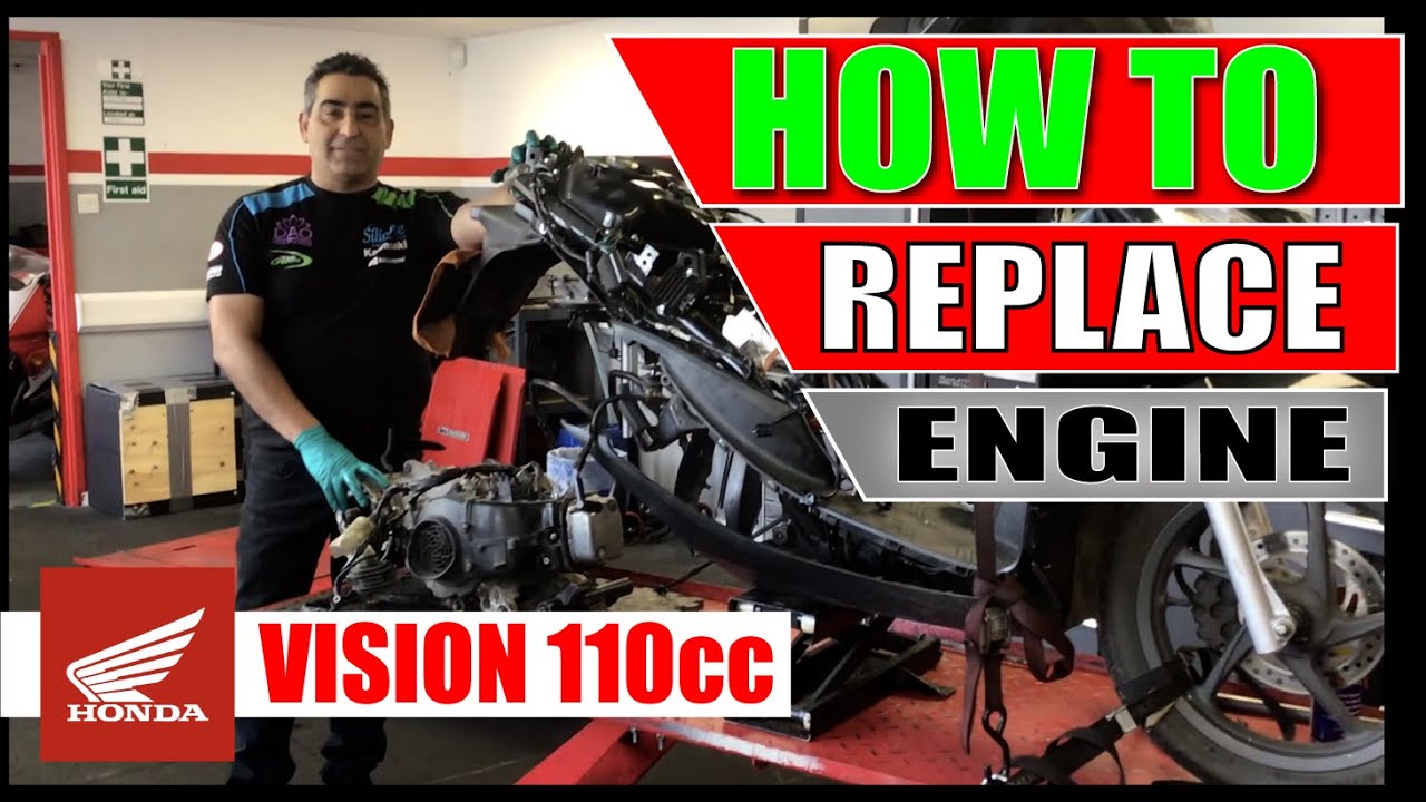 Honda Vision 110cc Engine Replacement #graciasvenezuela