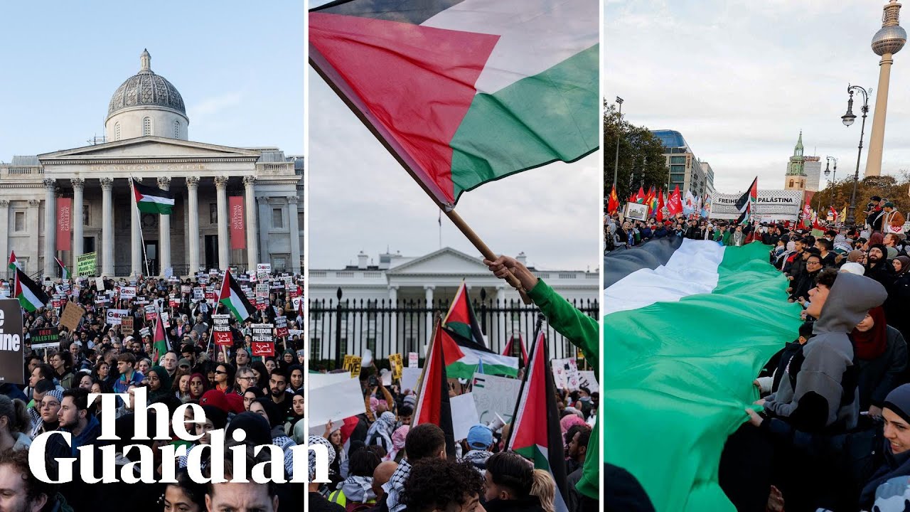 Pro-Palestine protests take place in cities around the world