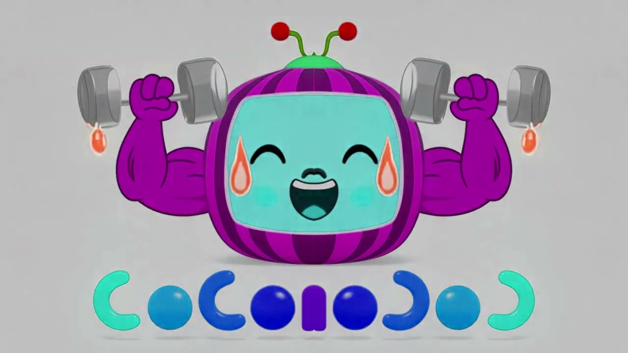 Cocomelon Lifting Dumbbells Intro Logo Effects Sponsored By Klasky Csupo 2001
