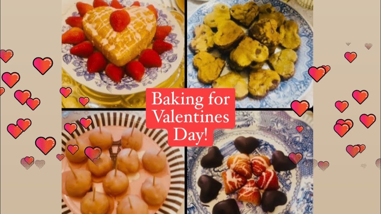 ❤️Baking sweet treats for Valentine’s Day!!! 😘